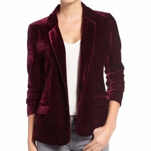 Cupcakes and Cashmere velvet blazer